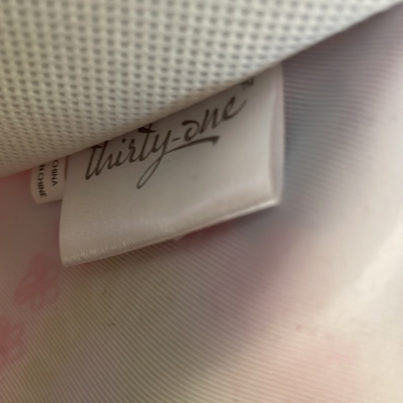 Thirty One 31 Pack and pull caddy car organizer, citrus medallion. Pink - Picture 12 of 16